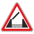 Дорожный знак 1.9 «Разводной мост» (металл 0,8 мм, I типоразмер: сторона 700 мм, С/О пленка: тип А коммерческая)